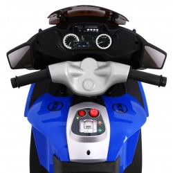 Motocicleta electrica Sport, 2 x 35 W, roti spuma EVA, Radio FM, MP3, SD, AUX, USB, lumini