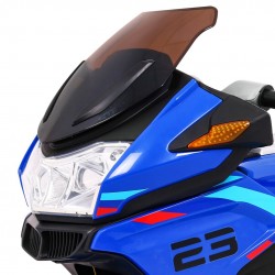 Motocicleta electrica Sport, 2 x 35 W, roti spuma EVA, Radio FM, MP3, SD, AUX, USB, lumini