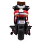 Motocicleta electrica, 2 motoare, roti spuma EVA, roti ajutatoare, rosu Motocicleta electrica, 2 motoare, roti spuma EVA, roti ajutatoare, rosu
