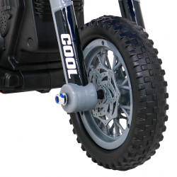 Motocicleta electrica Cross, off road, 12V/4,5Ah, 2 x 18W, 2 viteze, muzica, usb, buton start, 85 x 35 x 51 cm
