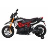 Motocicleta electrica Aprilia, 2x12V / 25W,roti EVA, amortizor spate, 2 viteze, MP3, SD, AUX, USB, roti aditionale