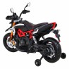 Motocicleta electrica Aprilia, 2x12V / 25W,roti EVA, amortizor spate, 2 viteze, MP3, SD, AUX, USB, roti aditionale
