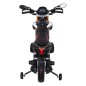 Motocicleta electrica Aprilia, 2x12V / 25W,roti EVA, amortizor spate, 2 viteze, MP3, SD, AUX, USB, roti aditionale Motocicleta electrica Aprilia, 2x12V / 25W,roti EVA, amortizor spate, 2 viteze, MP3, SD, AUX, USB, roti aditionale