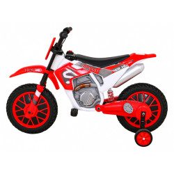 Motocicleta electrica Cross Super, 2x35W, 12V7Ah, roti EVA, suspensii, 2 viteze, schimbator viteze