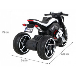 Motocicleta Future electrica, sport, 2x25W, 12V7Ah, Muzica, MP3, SD, USB, roti EVA, 109 x 54 x 68 cm