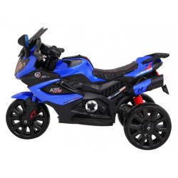 Motocicleta sport electrica, 2 x 6V/20W, 2 x 6V/4,5Ah, roti spuma EVA, Mp3, SD, AUX, USB, Bluetooth