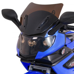 Motocicleta sport electrica, 2 x 6V/20W, 2 x 6V/4,5Ah, roti spuma EVA, Mp3, SD, AUX, USB, Bluetooth