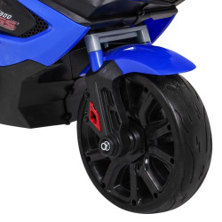 Motocicleta sport electrica, 2 x 6V/20W, 2 x 6V/4,5Ah, roti spuma EVA, Mp3, SD, AUX, USB, Bluetooth