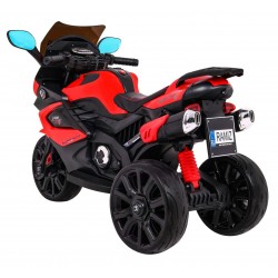 Motocicleta electrica Sport Rosie, 20W, 2 x 6V/4,5Ah, lumina LED fata, roti EVA, Mp3, SD, AUX, USB, Bluetooth