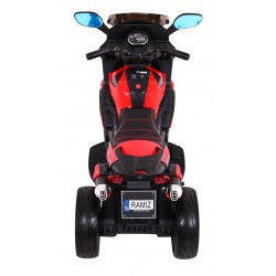 Motocicleta electrica Sport Rosie, 20W, 2 x 6V/4,5Ah, lumina LED fata, roti EVA, Mp3, SD, AUX, USB, Bluetooth