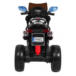 Motocicleta electrica sport, 2 x 6V/4,5Ah, 2 x 6V/20W, roti EVA, lumina LED, 102 x 42.5 x 66 cm