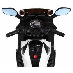 Motocicleta electrica sport, 2 x 6V/4,5Ah, 2 x 6V/20W, roti EVA, lumina LED, 102 x 42.5 x 66 cm