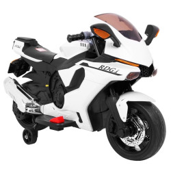 Motocicleta electrica R1, 30W, 6V/7Ah, lumina fata, roti plastic, muzica, 96 x 45 x 65 cm