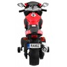 Motocicleta electrica R1 sport, 30W, baterie 6V/7Ah, lumina LED, roti plastic suplimentare, greutate suportata 30 kg