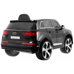 Masinuta electrica AUDI Q7 2.4G LIFT, 12V, roti spuma EVA, mod educativ, muzica, centura siguranta, 121x70x60cm