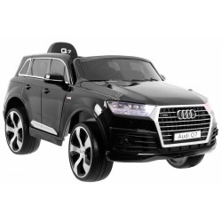 Masinuta electrica AUDI Q7 2.4G LIFT, 12V, roti spuma EVA, mod educativ, muzica, centura siguranta, 121x70x60cm