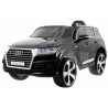 Masinuta electrica Audi Q7 Quatro, 2 motoare, roti spuma EVA, negru