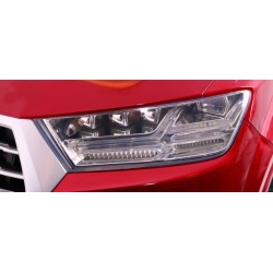 Masinuta electrica Audi Q7 Quatro, 2 motoare, roti spuma EVA, rosu