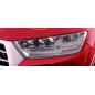 Masinuta electrica Audi Q7 Quatro, 2 motoare, roti spuma EVA, rosu