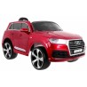 Masinuta electrica Audi Q7 Quatro, 2 motoare, roti spuma EVA, rosu