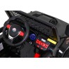 Masinuta electrica Jeep Raptor Drifter 4x4, roti spuma EVA, 4 motoare, 2 locuri, Bluetooth, negru, flacari