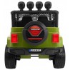 Masinuta electrica Jeep Raptor Drifter 4x4, roti spuma EVA, 4 motoare, 2 locuri, Bluetooth, verde