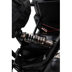 Masinuta electrica Buggy UTV, 2 motoare, roti spuma EVA, 2 locuri, rosu
