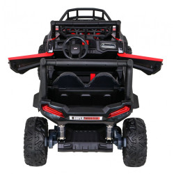 Masinuta electrica Buggy UTV, 2 motoare, roti spuma EVA, 2 locuri, rosu