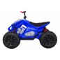 ATV electric Quad Lucky Seven, roti spuma EVA, albastru