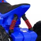 ATV electric Quad Lucky Seven, roti spuma EVA, albastru