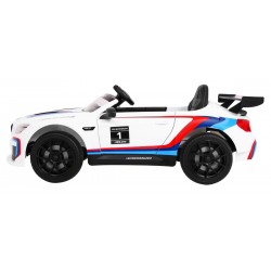 Masinuta electrica BMW X6M, sport, 12V, roti spuma EVA, lumini LED, melodii, 131x64x46cm