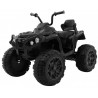 ATV Quad electric, 2 motoare, roti spuma EVA, negru