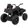 Quad ATV electric pentru copii, roti pneumatice, negru