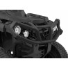 Quad ATV electric pentru copii, roti pneumatice, negru