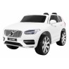Masinuta electrica SUV VOLVO XC90, 2 motoare, roti spuma EVA, 2 locuri, Bluetooth, alb