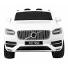 Masinuta electrica SUV VOLVO XC90, 2 motoare, roti spuma EVA, 2 locuri, Bluetooth, alb