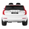 Masinuta electrica SUV VOLVO XC90, 2 motoare, roti spuma EVA, 2 locuri, Bluetooth, alb