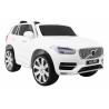 Masinuta electrica SUV VOLVO XC90, 2 motoare, roti spuma EVA, 2 locuri, Bluetooth, alb