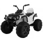 ATV electric Quad 2.4, 2 motoare, roti spuma EVA, alb