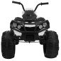 ATV electric Quad 2.4, 2 motoare, roti spuma EVA, alb