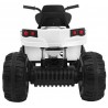 ATV electric Quad 2.4, 2 motoare, roti spuma EVA, alb