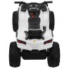 ATV electric Quad 2.4, 2 motoare, roti spuma EVA, alb