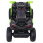 ATV electric roti penumatice, suspensii, Negru/Verde