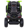 ATV electric roti penumatice, suspensii, Negru/Verde