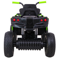 ATV electric roti penumatice, suspensii, Negru/Verde