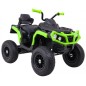 ATV electric roti penumatice, suspensii, Negru/Verde
