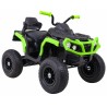 ATV electric roti penumatice, suspensii, Negru/Verde