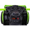 ATV electric roti penumatice, suspensii, Negru/Verde