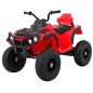 Quad ATV electric, suspensii, roti pneumatice, rosu