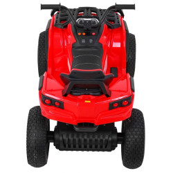 Quad ATV electric, suspensii, roti pneumatice, rosu